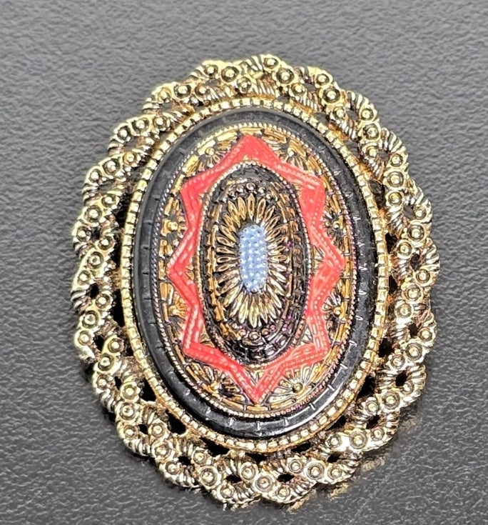 SARAH COVENTRY Vintage "Old Vienna" Brooch and Pendant 46/ LV11900012 USA