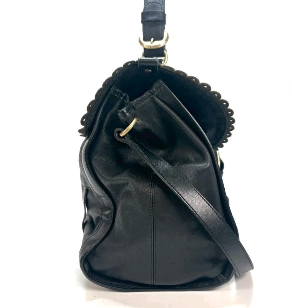 LUX Authentic See by Chloe Leather Tote Bag