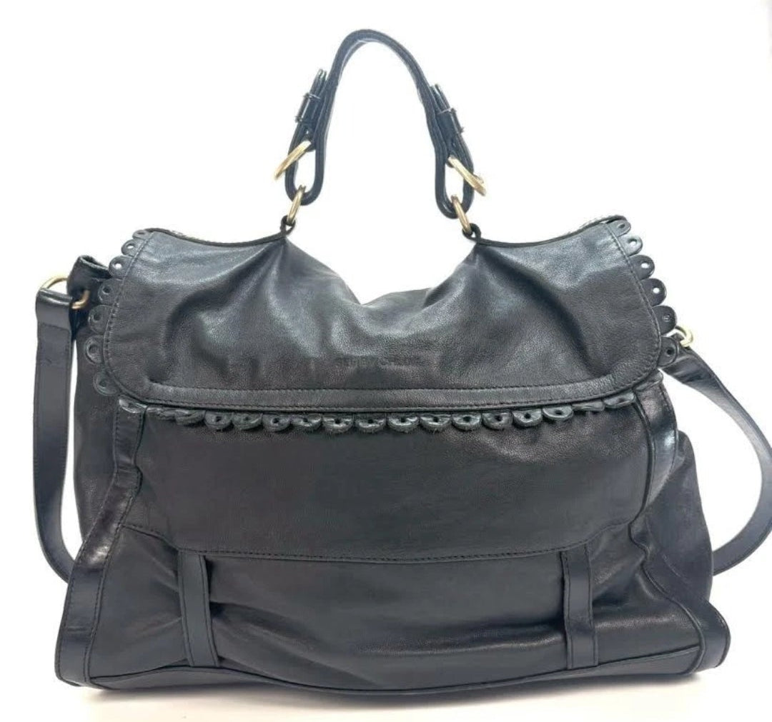 LUX Authentic See by Chloe Leather Tote Bag